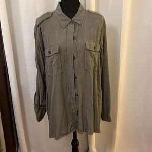 Lord & Taylor Long and 3/4 Sleeve Camp Shirt
